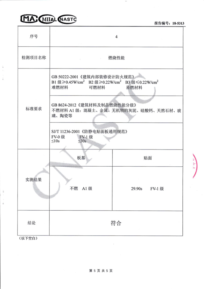 2018年檢測報告五